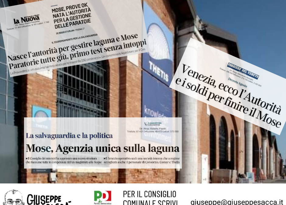 Autorità gestione laguna e Mose: opportunità per rilanciare l’economia sostenibile a Venezia